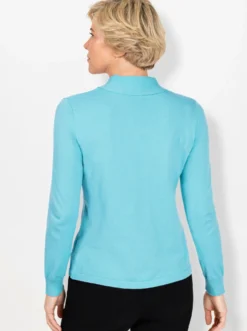 Langarm-Pullover mit Schluppe