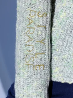Langarm-Pullover mit Stickerei