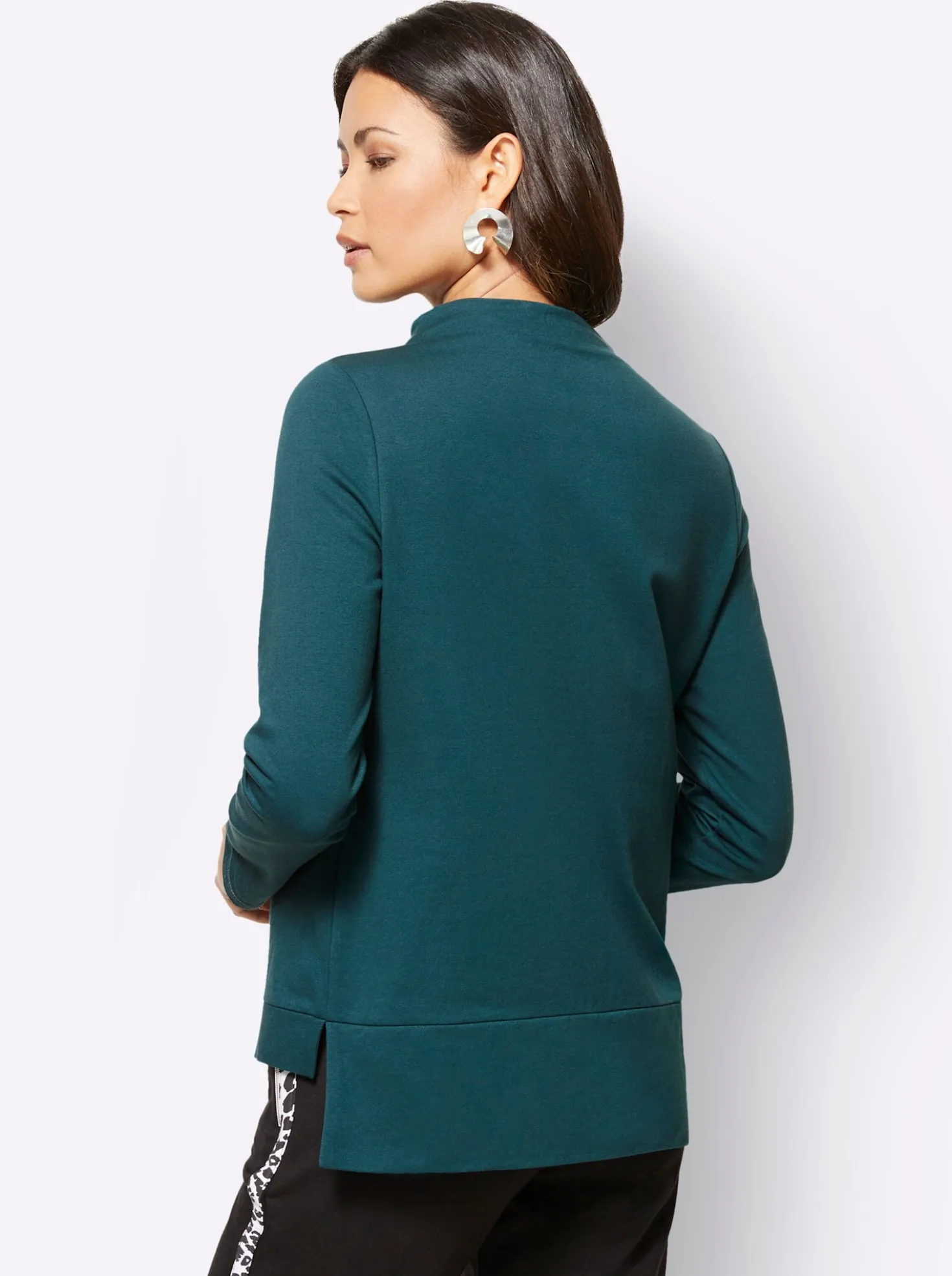 Langarmshirt hinten länger