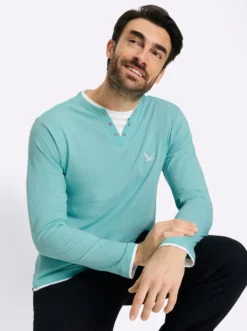 Langarmshirt im Doppelpack