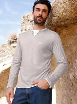 Langarmshirt im Doppelpack