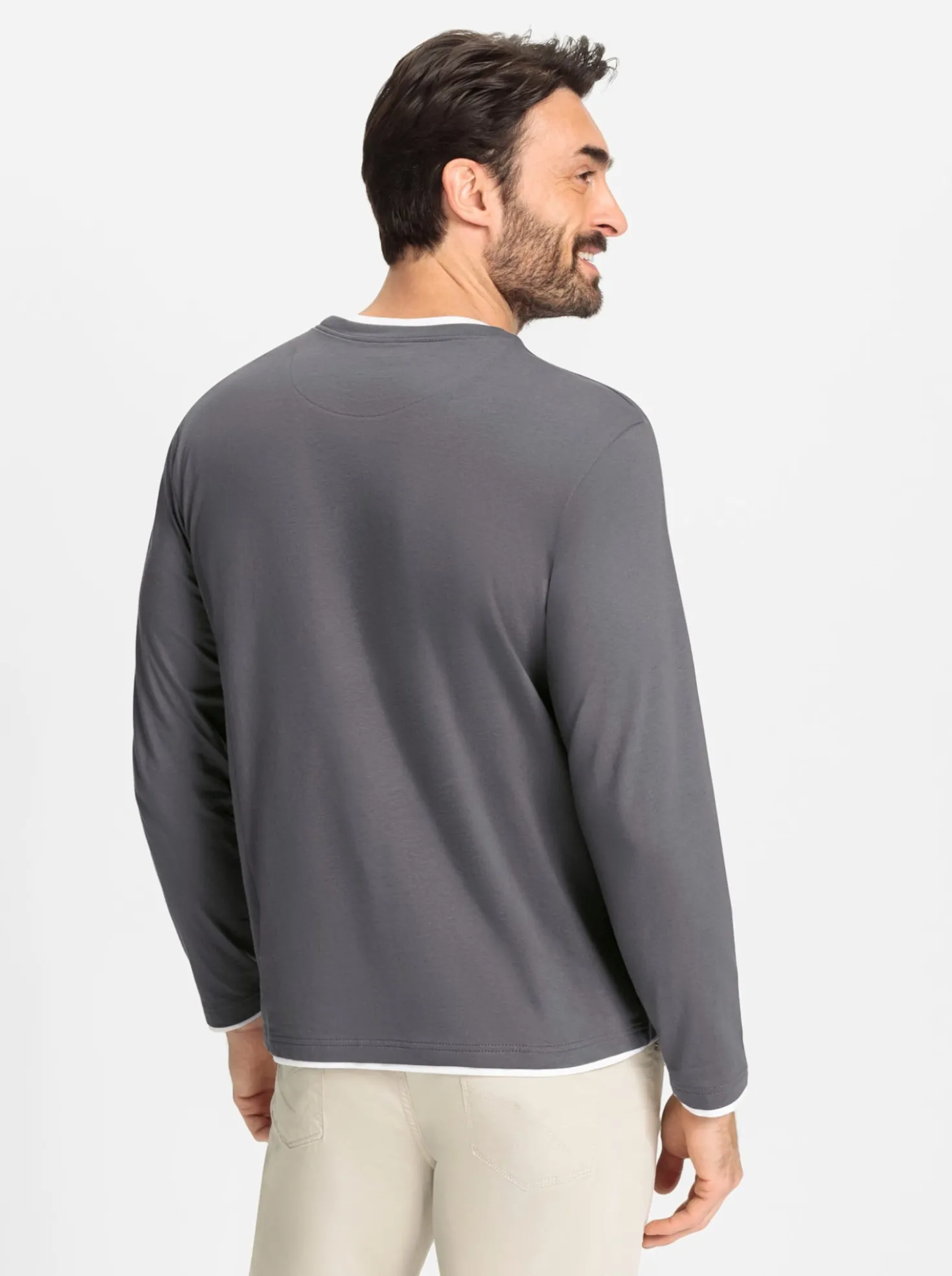 Langarmshirt im Doppelpack