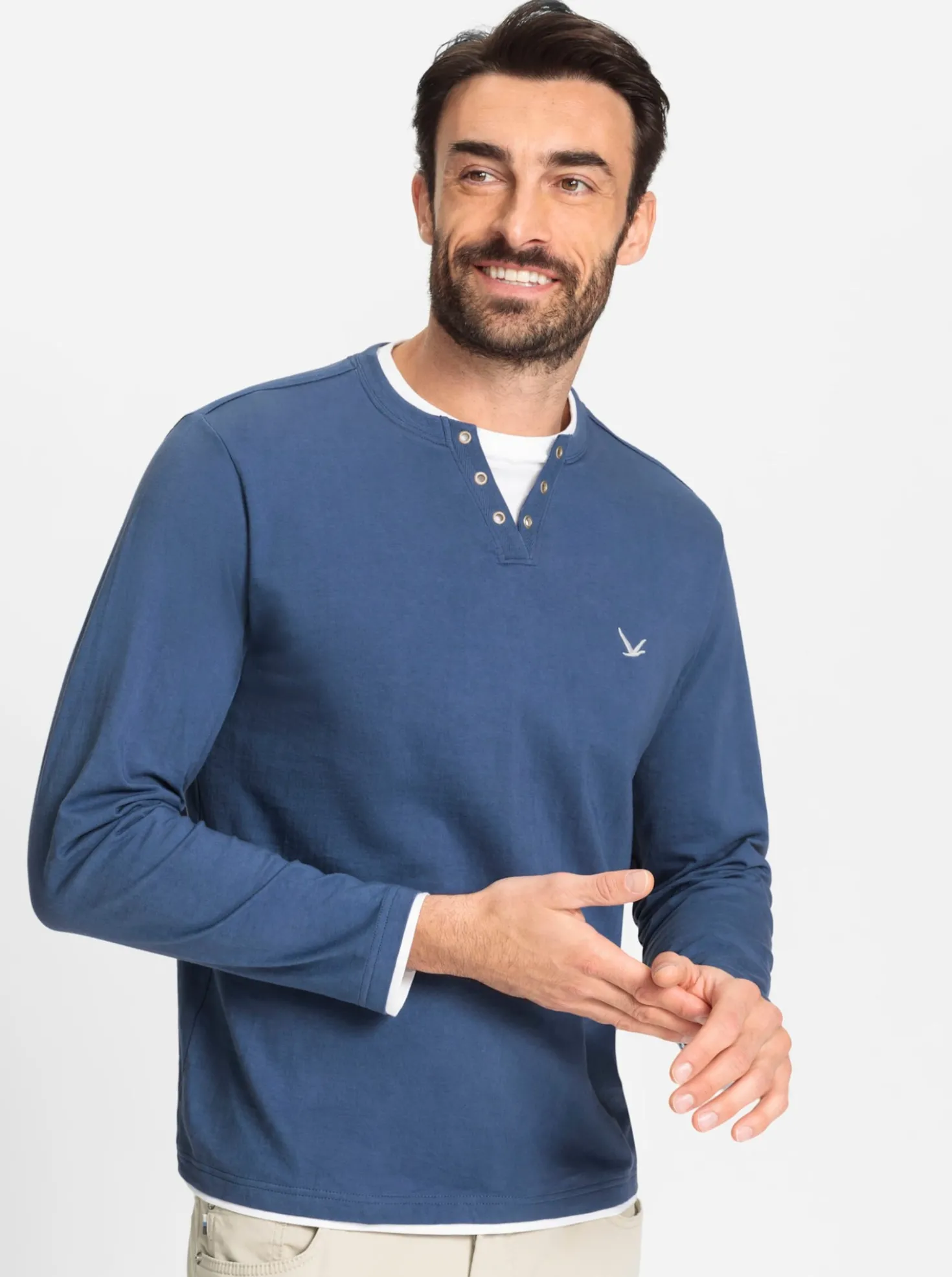 Langarmshirt im Doppelpack