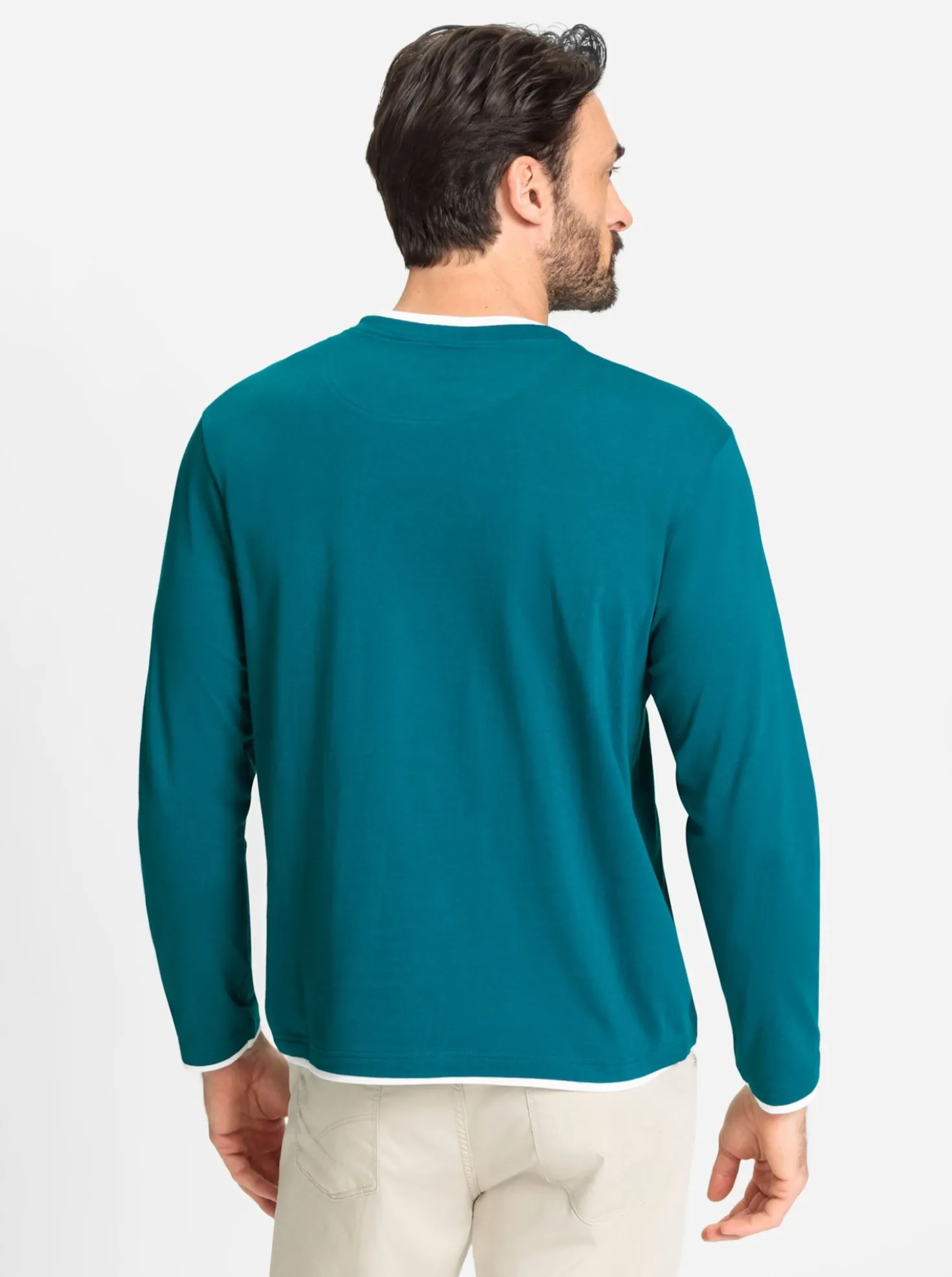Langarmshirt im Doppelpack