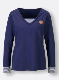 Langarmshirt im Lagen-Look