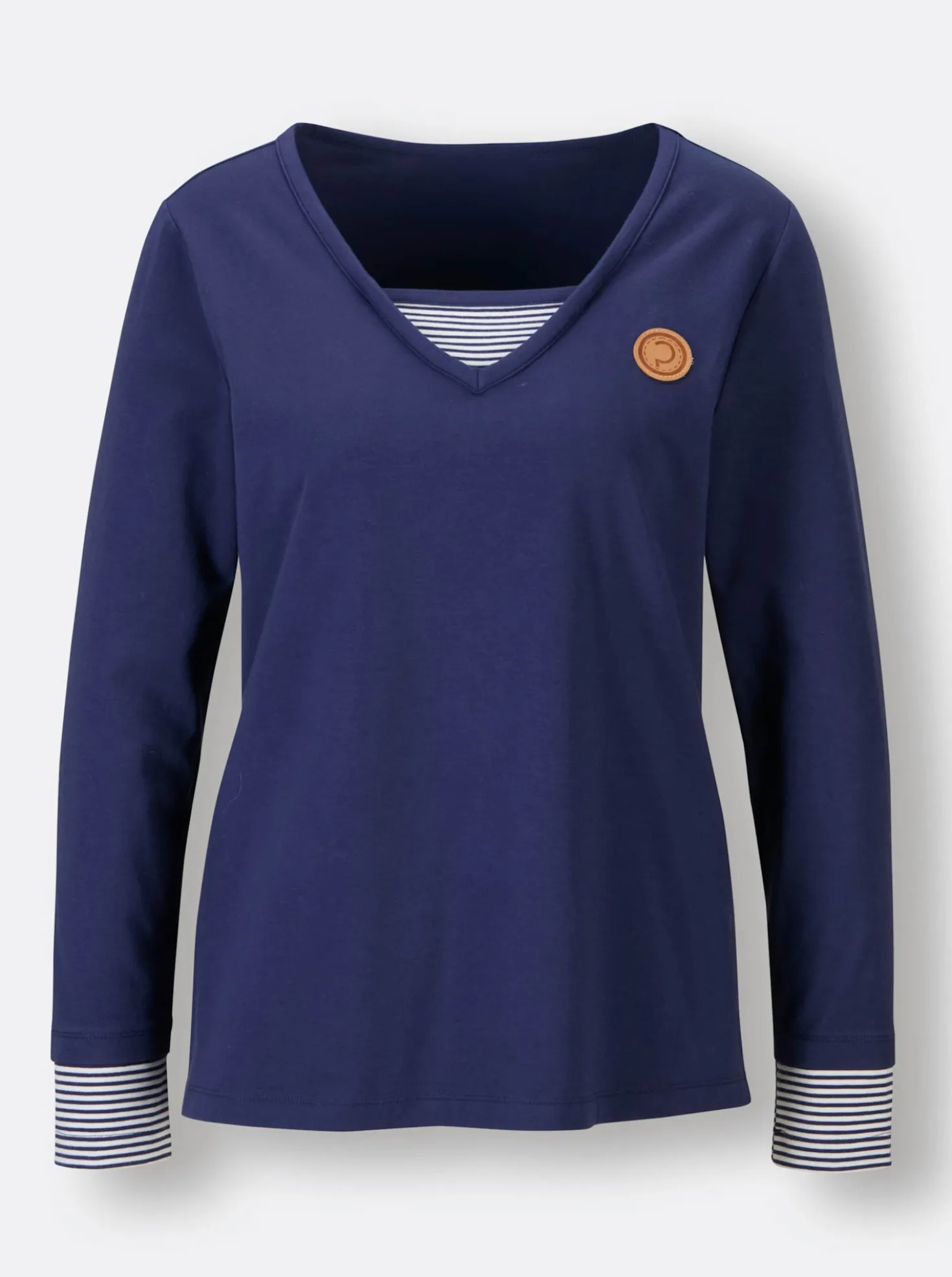 Langarmshirt im Lagen-Look