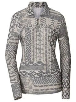 Langarmshirt im Muster-Mix