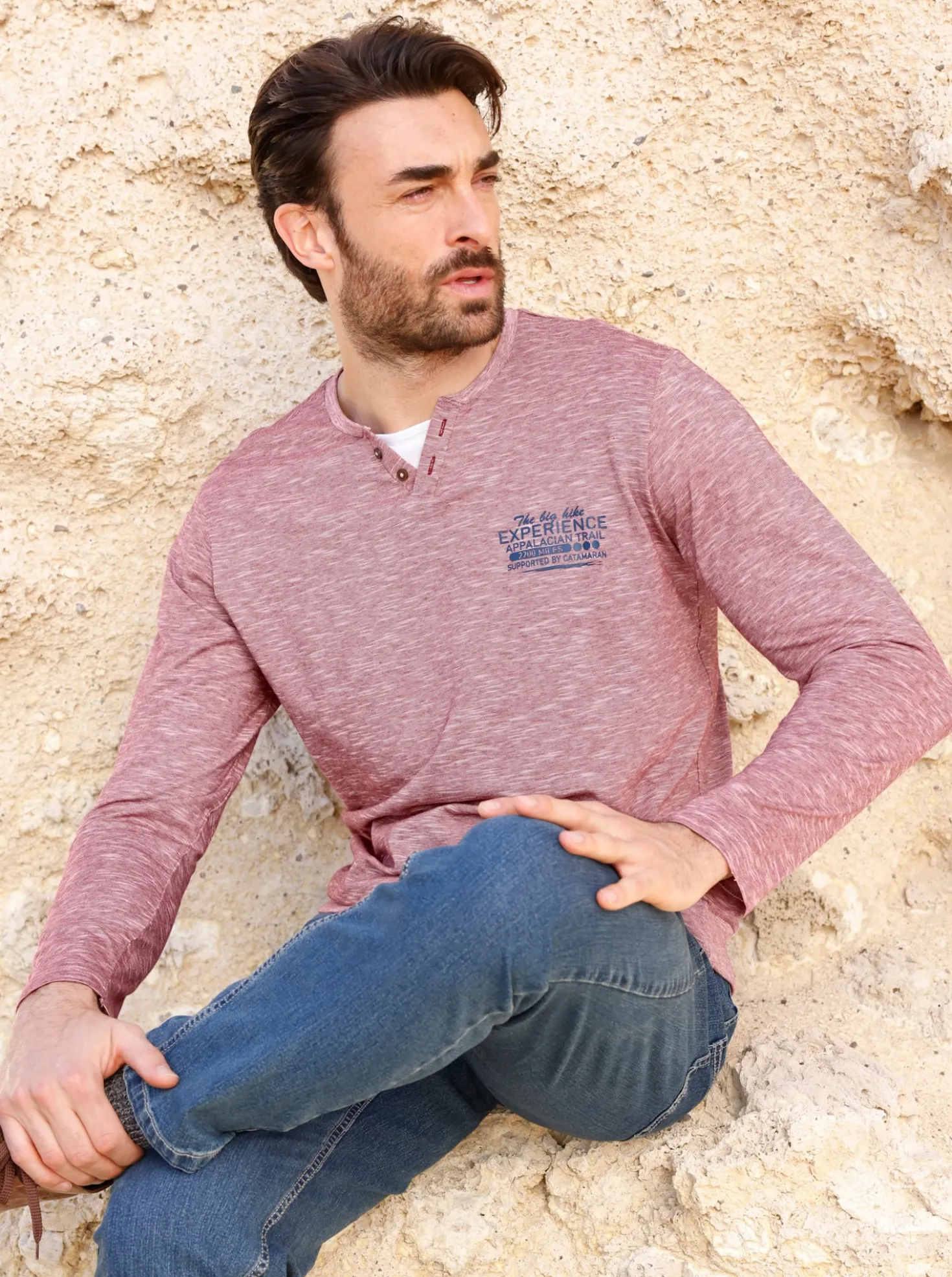 Langarmshirt in 2-in-1-Optik