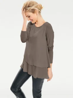 Langarmshirt in 2-in-1-Optik