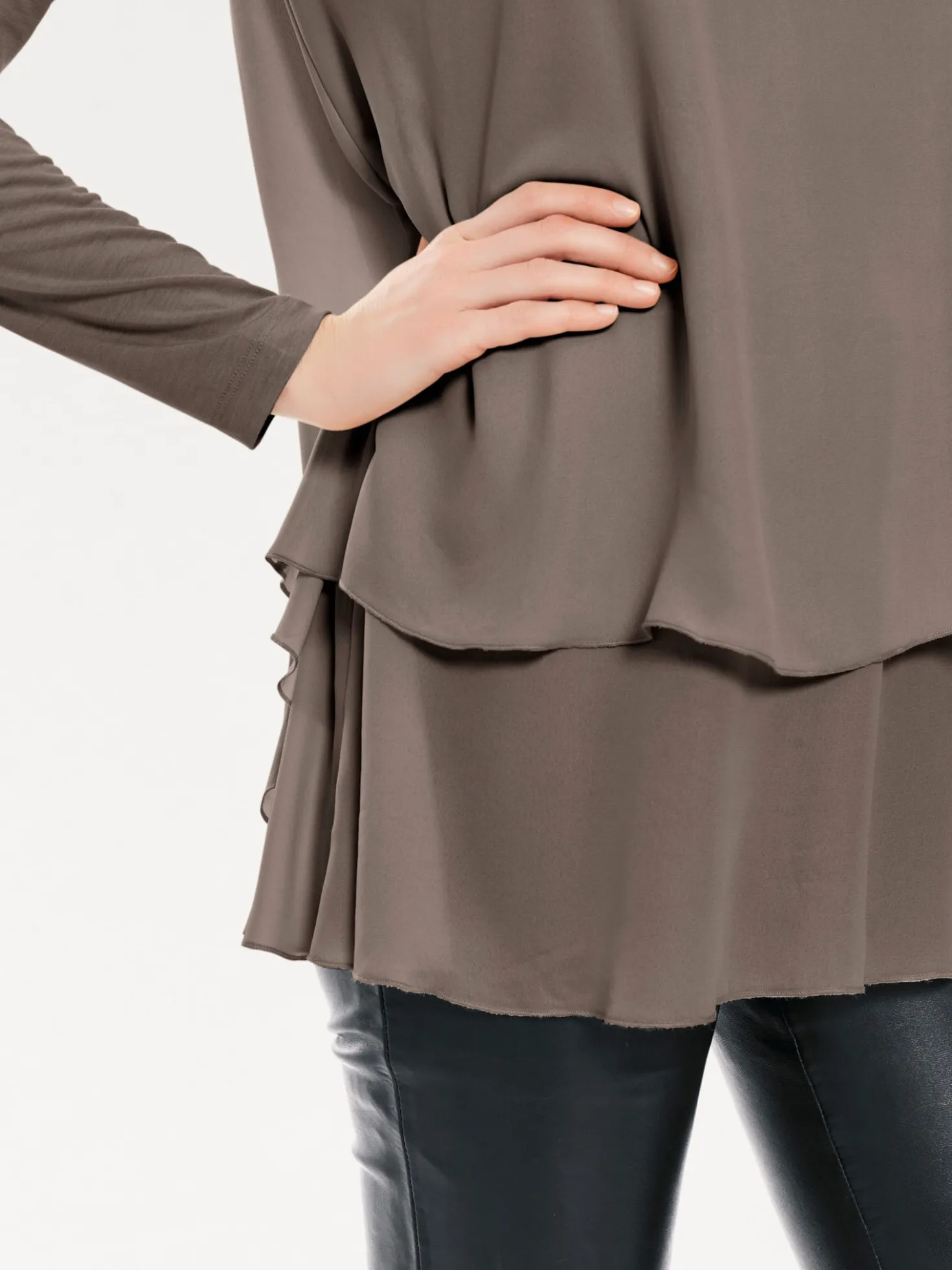 Langarmshirt in 2-in-1-Optik