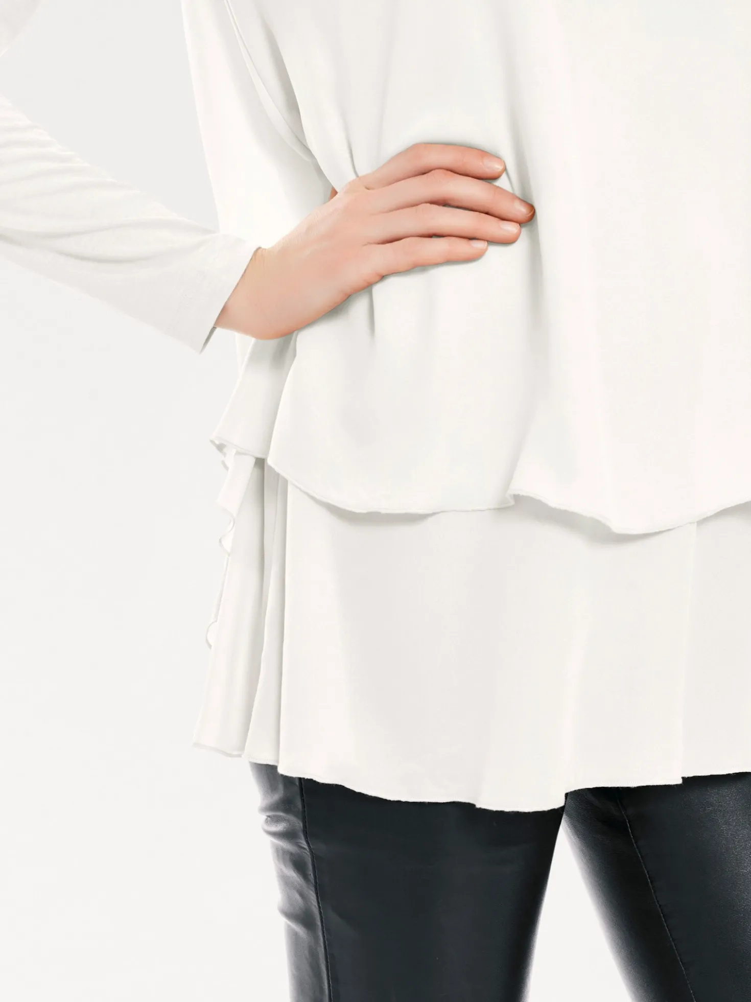 Langarmshirt in 2-in-1-Optik