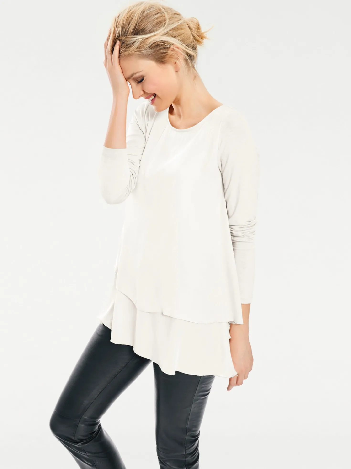 Langarmshirt in 2-in-1-Optik