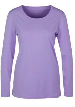 Langarmshirt in weiter Form