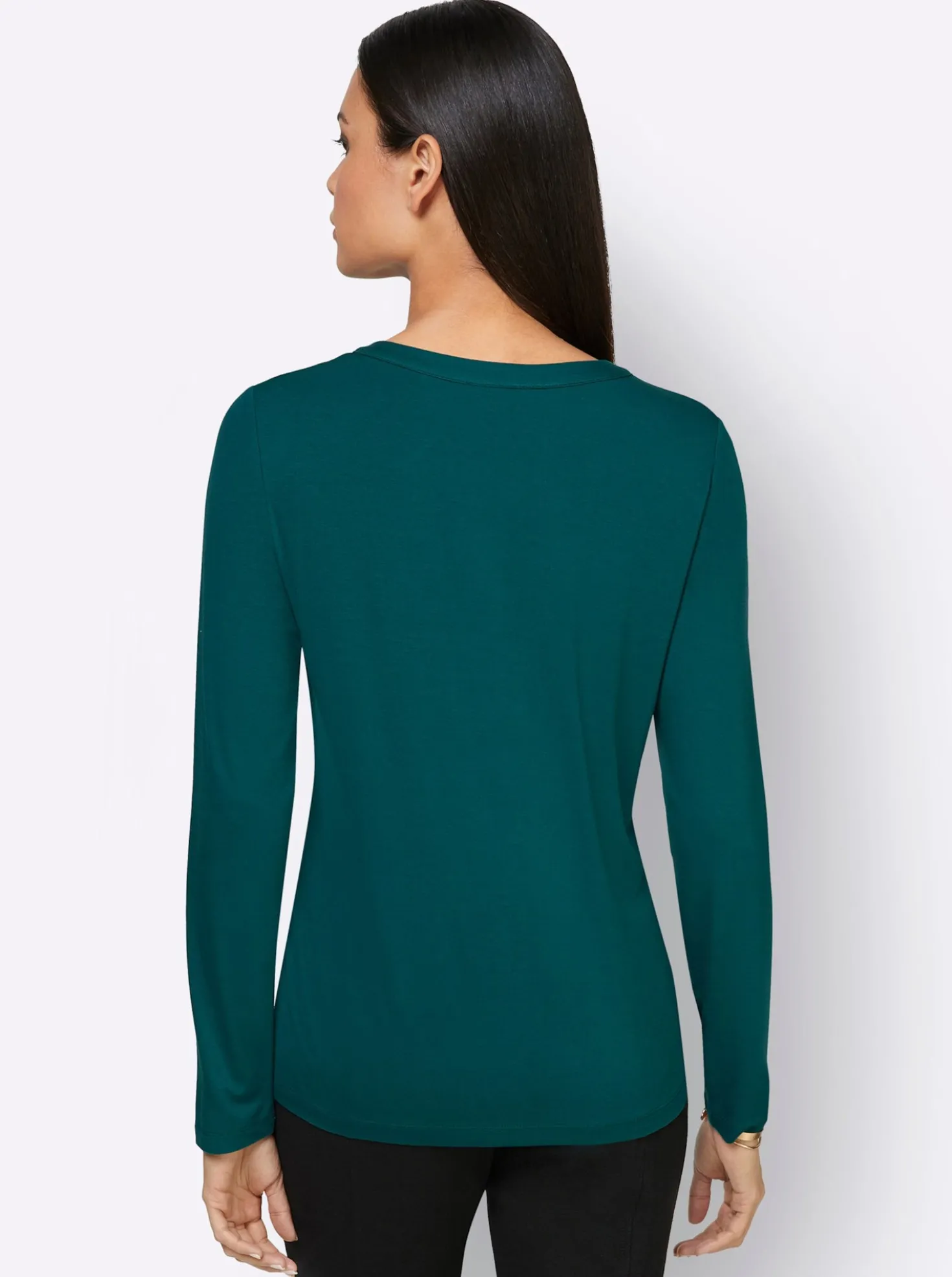 Langarmshirt mit abnehmbaren Zierketten