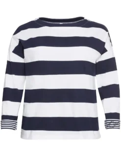 Langarmshirt mit Blockstreifen