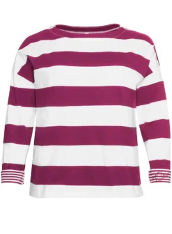 Langarmshirt mit Blockstreifen