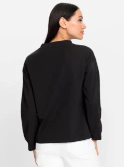 Langarmshirt mit Grafik-Print