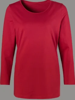 Langarmshirt mit hohen Seitenschlitzen