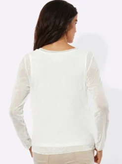 Langarmshirt mit integriertem Top