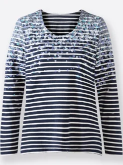 Langarmshirt mit Mustermix