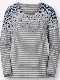 Langarmshirt mit Mustermix