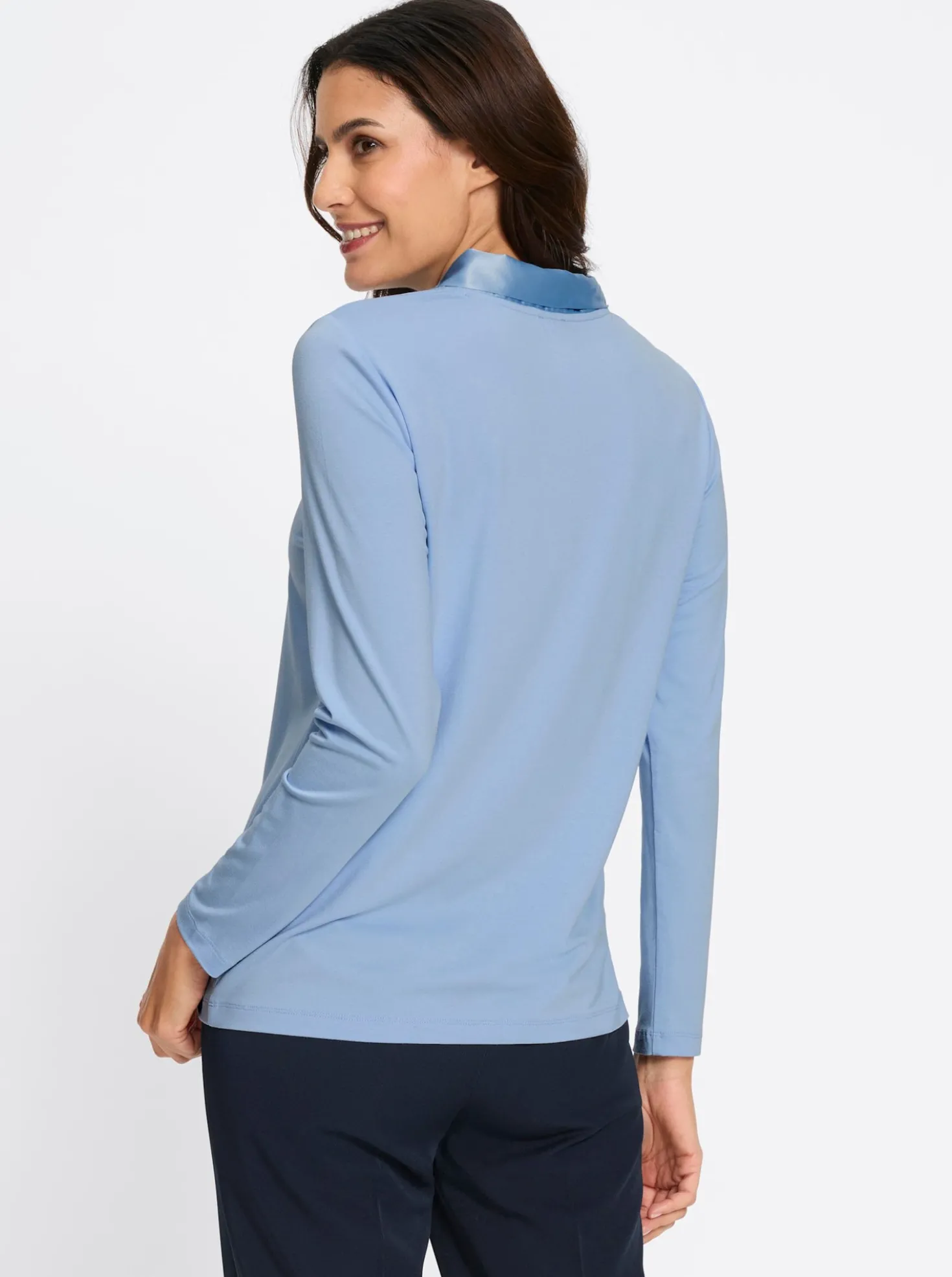Langarmshirt mit Schluppe