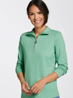 Langarmshirt mit Schneeflocken-Anhänger