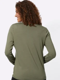Langarmshirt mit Schriftzug