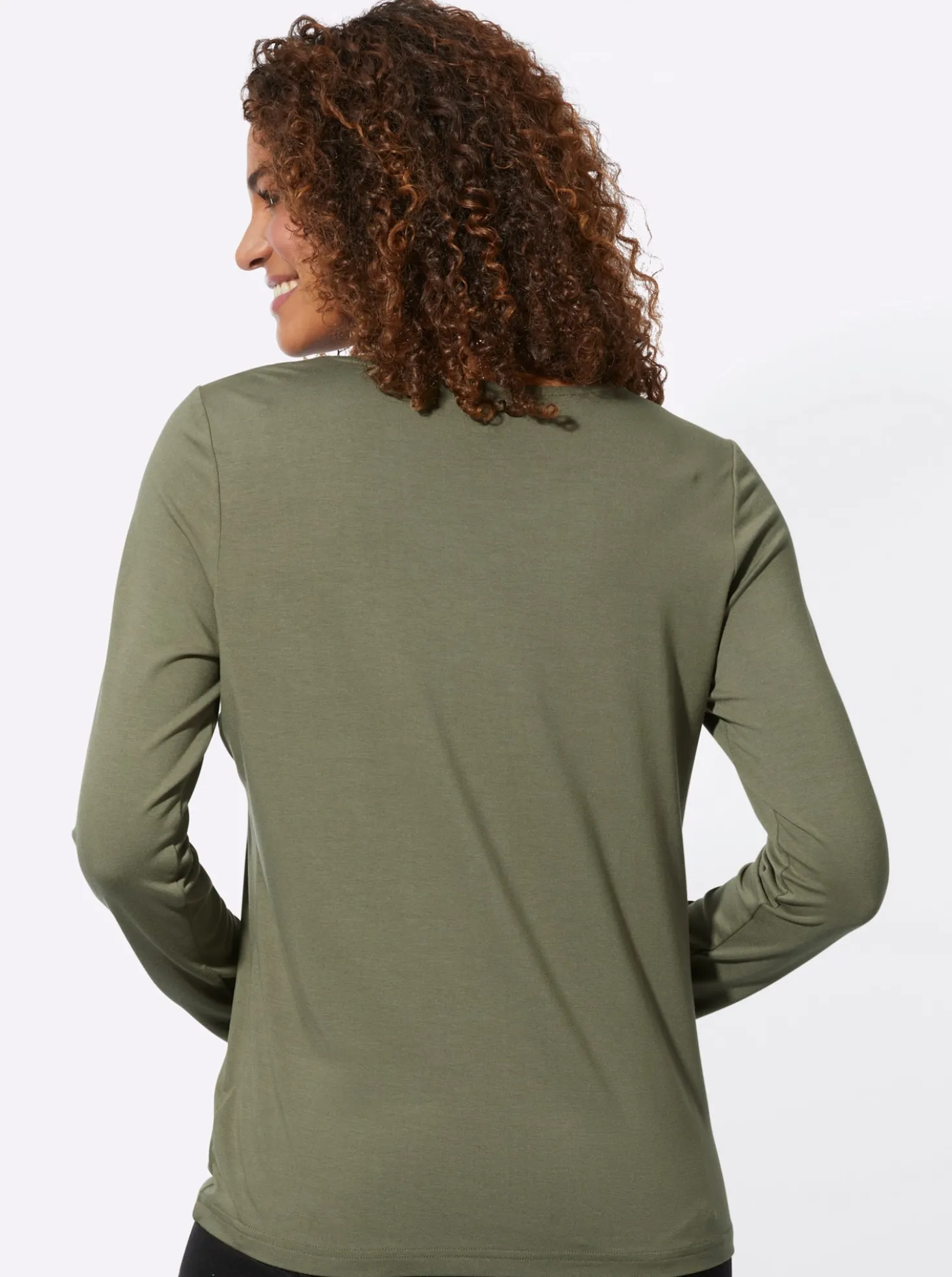 Langarmshirt mit Schriftzug