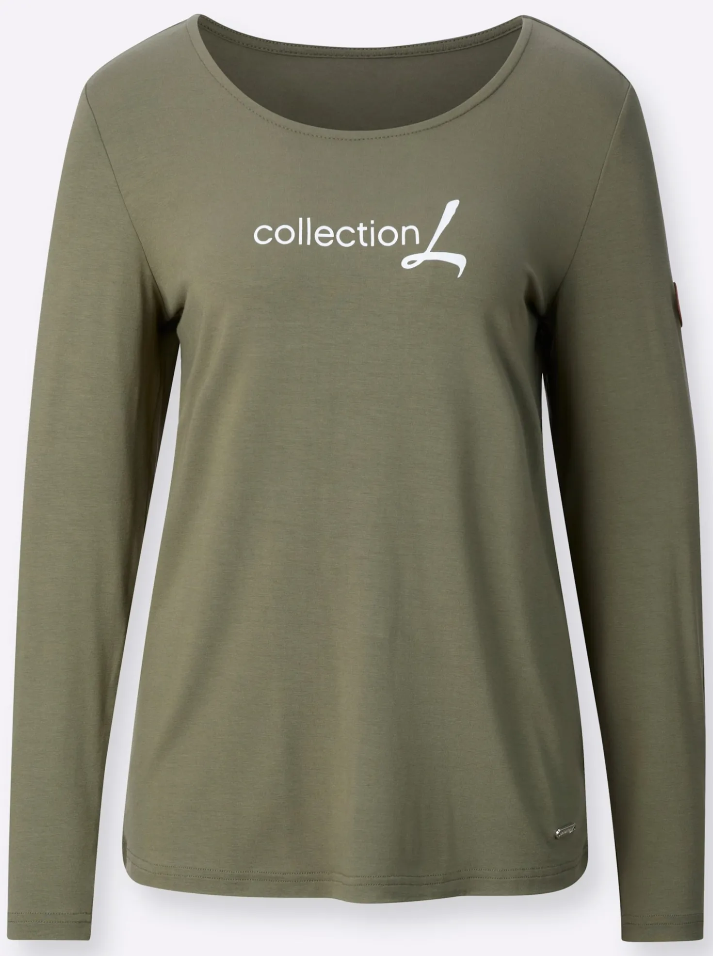 Langarmshirt mit Schriftzug