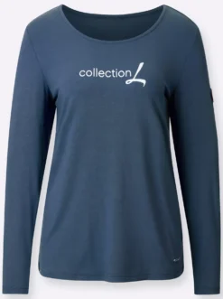 Langarmshirt mit Schriftzug