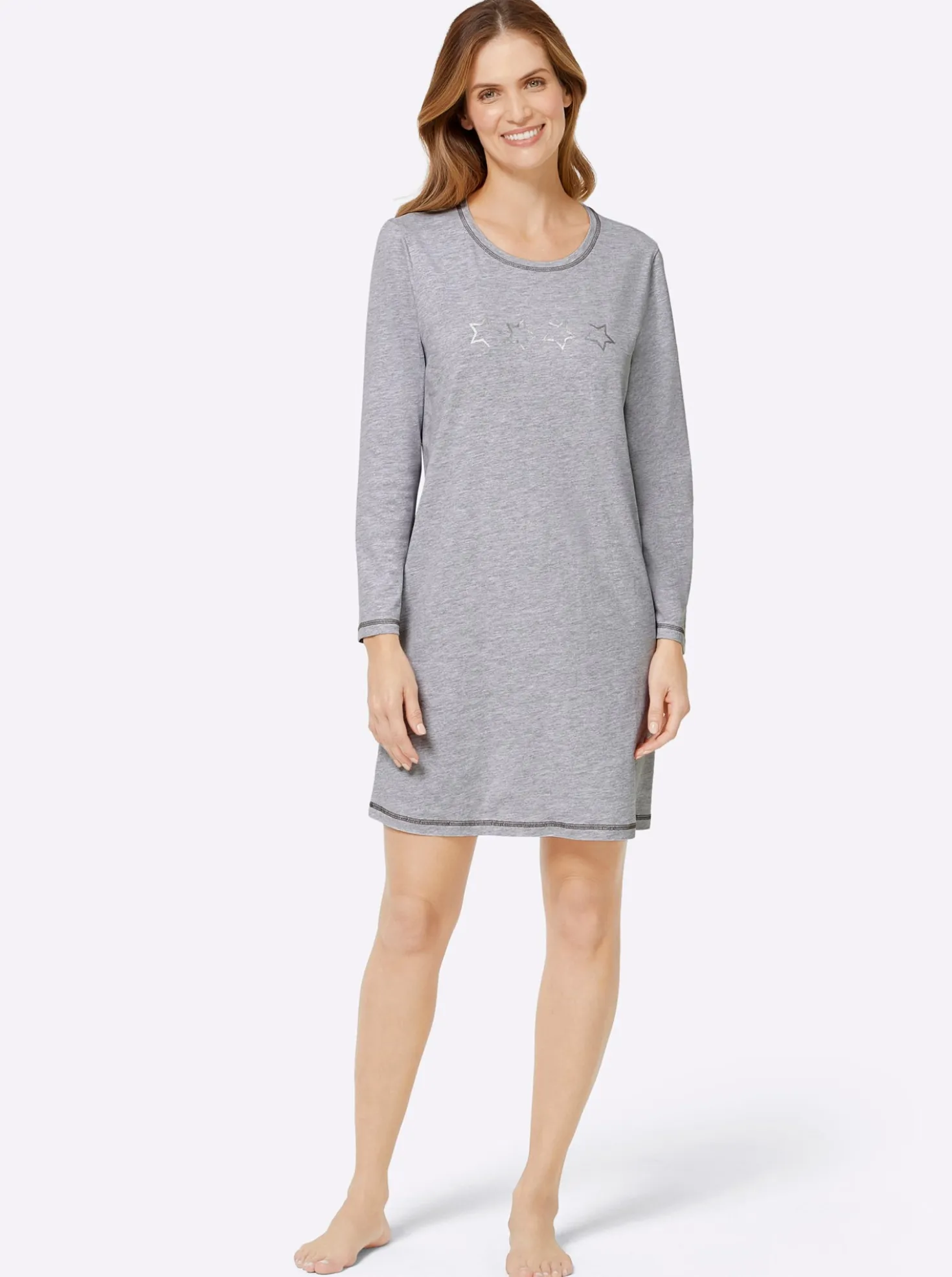 Langarm Sleepshirts