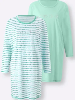 Langarm Sleepshirts