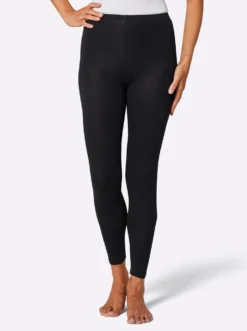 Lange Unterhose aus Baumwolle und Elasthan