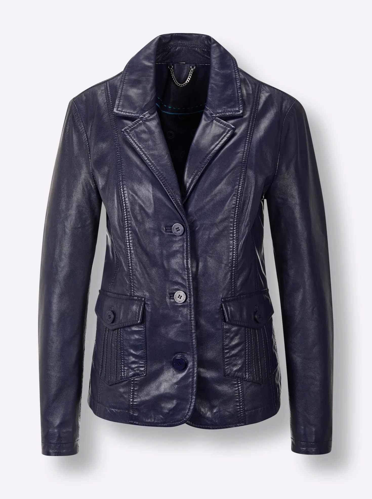 Lederblazer aus Lammnappa