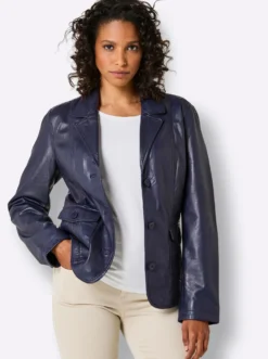 Lederblazer aus Lammnappa