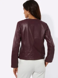 Lederblazer mit Perforierung