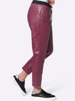 Lederhose in Jogpant-Form