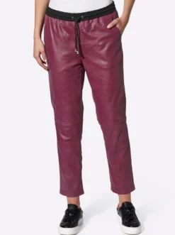 Lederhose in Jogpant-Form