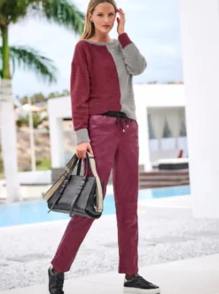 Lederhose in Jogpant-Form