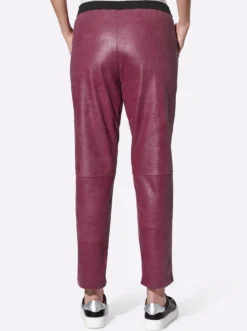 Lederhose in Jogpant-Form