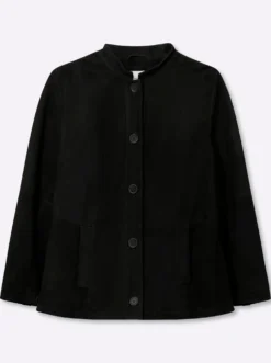 Lederjacke aus Ziegenvelours