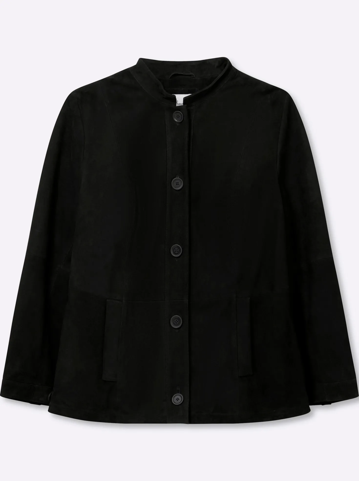 Lederjacke aus Ziegenvelours