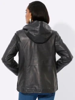 Lederjacke mit hochwertigem Viskose-Futter