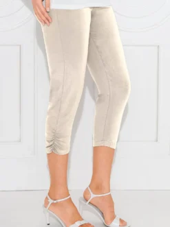 Leggings mit Raffung am Bein