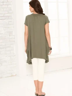 Leggings mit Raffung am Bein
