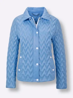 Leichtdaunenjacke mit schmückenden Accessoires