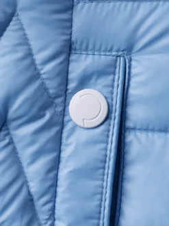 Leichtdaunenjacke mit schmückenden Accessoires