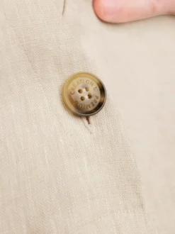 Leinenhose mit weitem Bein