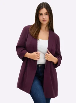 Longblazer mit Schalkragen